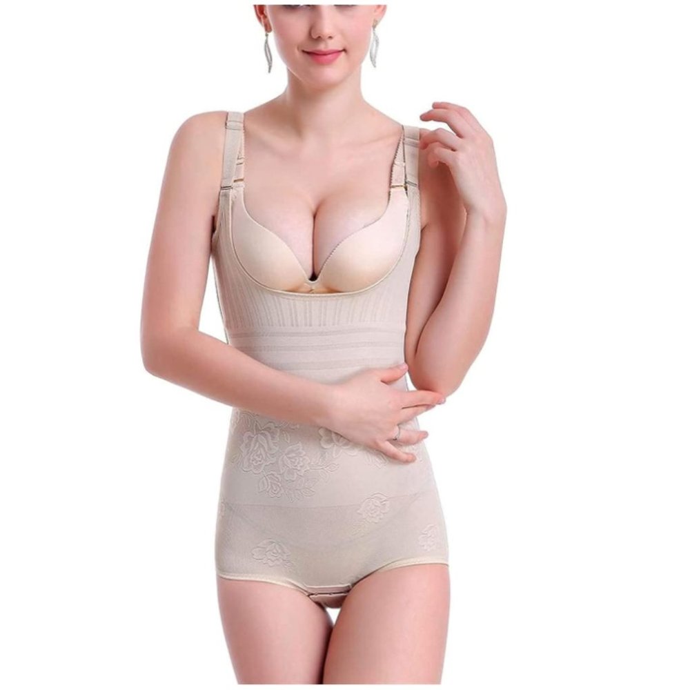 *NEW* WANGPIN Women's Open Bust Tummy Control Body Shaper - Sz S